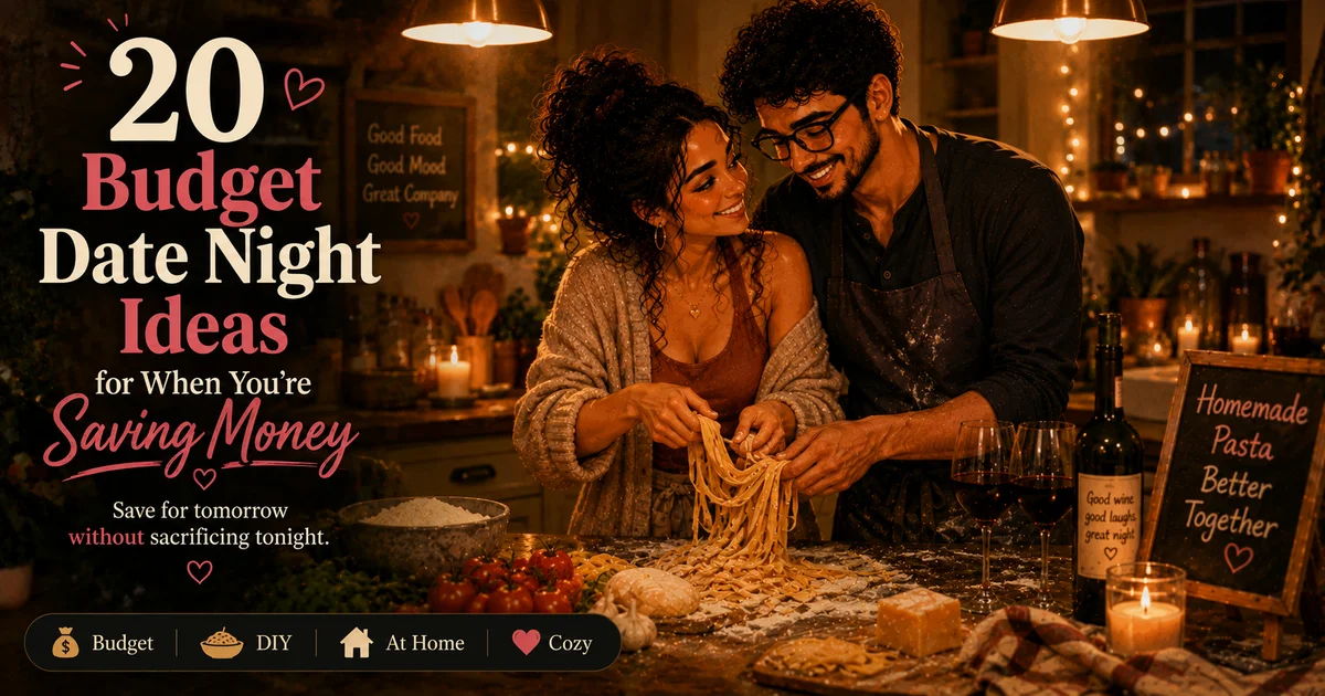 20 Budget Date Night Ideas for When You're Saving Money