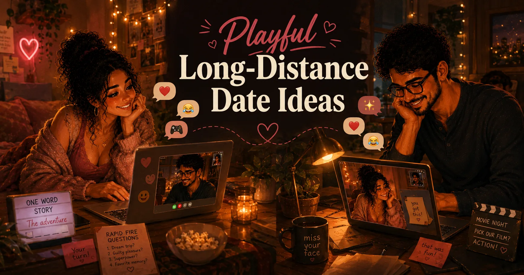 phone screen showing a heartfelt text message with soft warm background glow