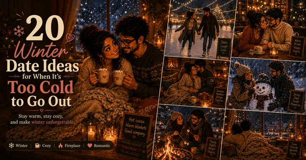 20 Winter Date Ideas for When It's Too Cold to Go Out