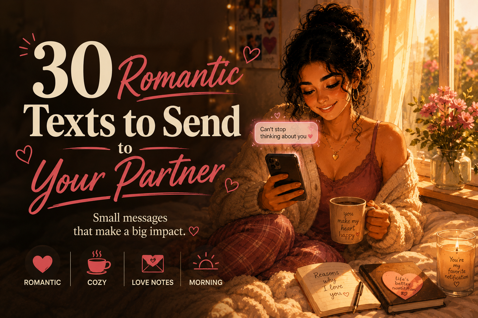 30 Romantic Texts to Send Your Partner (and Why the Small Ones Matter Most)