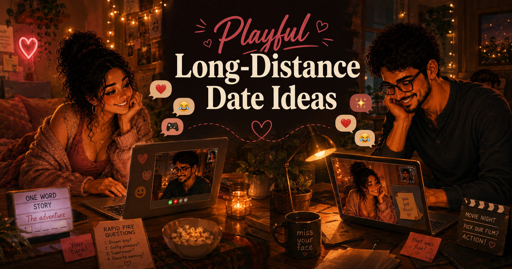 phone screen showing a heartfelt text message with soft warm background glow